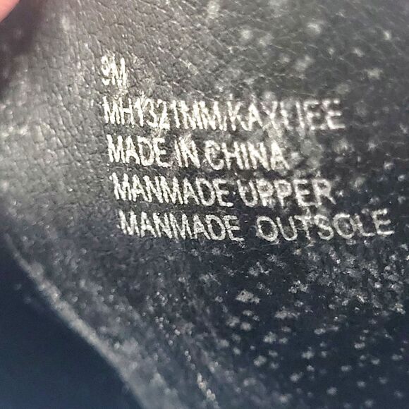 MIA Womens Sz 9M Black Wide Band Slip Slide On Kayliee Sandals 1.5" Platform - Picture 5 of 9